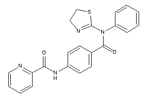 N-[4-[phenyl(2-thiazolin-2-yl)carbamoyl]phenyl]picolinamide