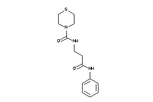 N-(3-anilino-3-keto-propyl)thiomorpholine-4-carboxamide