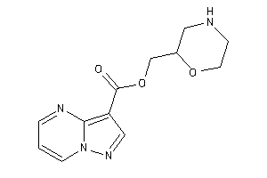 Pyrazolo[1,5-a]pyrimidine-3-carboxylic Acid Morpholin-2-ylmethyl Ester