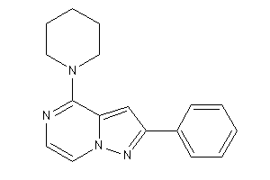 2-phenyl-4-piperidino-pyrazolo[1,5-a]pyrazine