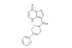 3-(4-phenyl-3,6-dihydro-2H-pyridine-1-carbonyl)-4H-pyrazolo[1,5-a]pyrimidin-7-one