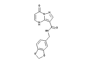 Image of 7-keto-N-piperonyl-4H-pyrazolo[1,5-a]pyrimidine-3-carboxamide