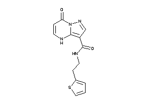 Image of 7-keto-N-[2-(2-thienyl)ethyl]-4H-pyrazolo[1,5-a]pyrimidine-3-carboxamide