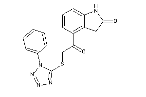 4-[2-[(1-phenyltetrazol-5-yl)thio]acetyl]oxindole