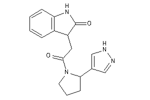 3-[2-keto-2-[2-(1H-pyrazol-4-yl)pyrrolidino]ethyl]oxindole