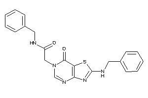 N-benzyl-2-[2-(benzylamino)-7-keto-thiazolo[4,5-d]pyrimidin-6-yl]acetamide