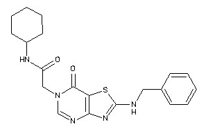 Image of 2-[2-(benzylamino)-7-keto-thiazolo[4,5-d]pyrimidin-6-yl]-N-cyclohexyl-acetamide