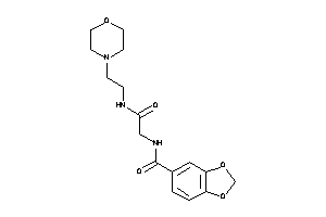N-[2-keto-2-(2-morpholinoethylamino)ethyl]-piperonylamide