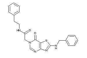 2-[2-(benzylamino)-7-keto-thiazolo[4,5-d]pyrimidin-6-yl]-N-phenethyl-acetamide