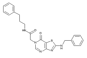 2-[2-(benzylamino)-7-keto-thiazolo[4,5-d]pyrimidin-6-yl]-N-(3-phenylpropyl)acetamide
