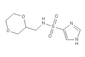 N-(1,4-dioxan-2-ylmethyl)-1H-imidazole-4-sulfonamide