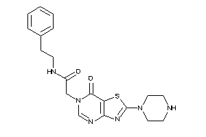 2-(7-keto-2-piperazino-thiazolo[4,5-d]pyrimidin-6-yl)-N-phenethyl-acetamide