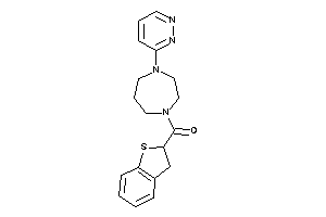 2,3-dihydrobenzothiophen-2-yl-(4-pyridazin-3-yl-1,4-diazepan-1-yl)methanone