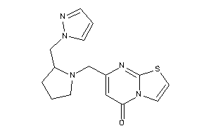 7-[[2-(pyrazol-1-ylmethyl)pyrrolidino]methyl]thiazolo[3,2-a]pyrimidin-5-one