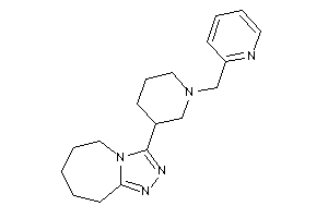 3-[1-(2-pyridylmethyl)-3-piperidyl]-6,7,8,9-tetrahydro-5H-[1,2,4]triazolo[4,3-a]azepine