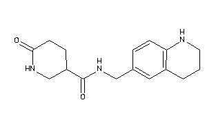 6-keto-N-(1,2,3,4-tetrahydroquinolin-6-ylmethyl)nipecotamide