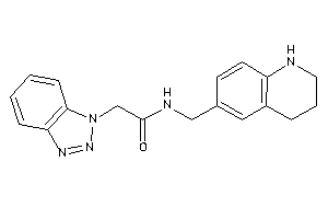 2-(benzotriazol-1-yl)-N-(1,2,3,4-tetrahydroquinolin-6-ylmethyl)acetamide