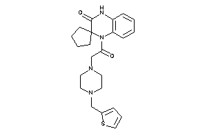 Image of 4-[2-[4-(2-thenyl)piperazino]acetyl]spiro[1H-quinoxaline-3,1'-cyclopentane]-2-one