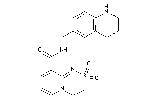 2,2-diketo-N-(1,2,3,4-tetrahydroquinolin-6-ylmethyl)-3,4-dihydropyrido[2,1-c][1,2,4]thiadiazine-9-carboxamide