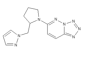 6-[2-(pyrazol-1-ylmethyl)pyrrolidino]tetrazolo[5,1-f]pyridazine