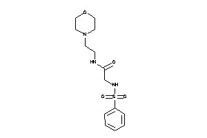 2-(benzenesulfonamido)-N-(2-morpholinoethyl)acetamide