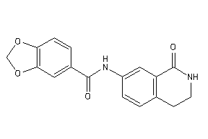 N-(1-keto-3,4-dihydro-2H-isoquinolin-7-yl)-piperonylamide