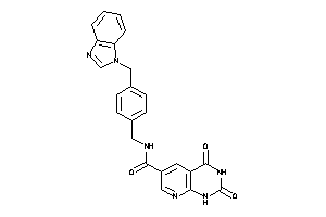 N-[4-(benzimidazol-1-ylmethyl)benzyl]-2,4-diketo-1H-pyrido[2,3-d]pyrimidine-6-carboxamide