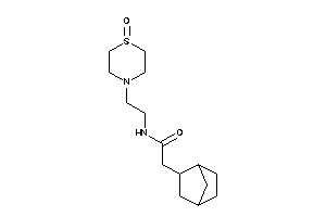Image of N-[2-(1-keto-1,4-thiazinan-4-yl)ethyl]-2-(2-norbornyl)acetamide