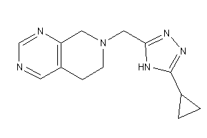 7-[(5-cyclopropyl-4H-1,2,4-triazol-3-yl)methyl]-6,8-dihydro-5H-pyrido[3,4-d]pyrimidine