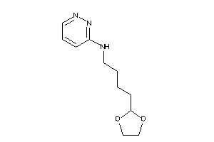 4-(1,3-dioxolan-2-yl)butyl-pyridazin-3-yl-amine