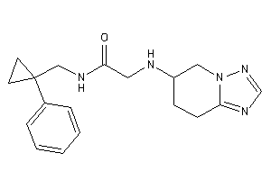 N-[(1-phenylcyclopropyl)methyl]-2-(5,6,7,8-tetrahydro-[1,2,4]triazolo[1,5-a]pyridin-6-ylamino)acetamide