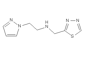 2-pyrazol-1-ylethyl(1,3,4-thiadiazol-2-ylmethyl)amine