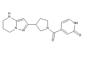 4-[3-(4,5,6,7-tetrahydropyrazolo[1,5-a]pyrimidin-2-yl)pyrrolidine-1-carbonyl]-2-pyridone