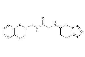 N-(2,3-dihydro-1,4-benzodioxin-3-ylmethyl)-2-(5,6,7,8-tetrahydro-[1,2,4]triazolo[1,5-a]pyridin-6-ylamino)acetamide