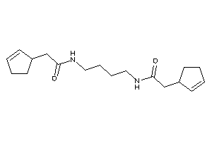 2-cyclopent-2-en-1-yl-N-[4-[(2-cyclopent-2-en-1-ylacetyl)amino]butyl]acetamide