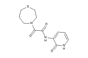 2-keto-N-(2-keto-1H-pyridin-3-yl)-2-(1,4-thiazepan-4-yl)acetamide