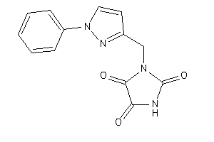 1-[(1-phenylpyrazol-3-yl)methyl]imidazolidine-2,4,5-trione