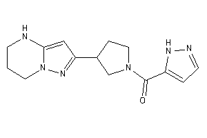 1H-pyrazol-5-yl-[3-(4,5,6,7-tetrahydropyrazolo[1,5-a]pyrimidin-2-yl)pyrrolidino]methanone