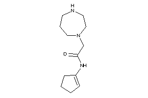 N-cyclopenten-1-yl-2-(1,4-diazepan-1-yl)acetamide