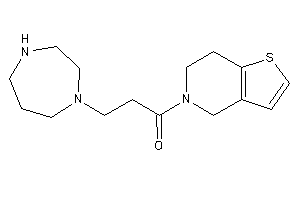 3-(1,4-diazepan-1-yl)-1-(6,7-dihydro-4H-thieno[3,2-c]pyridin-5-yl)propan-1-one