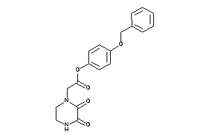 2-(2,3-diketopiperazino)acetic Acid (4-benzoxyphenyl) Ester