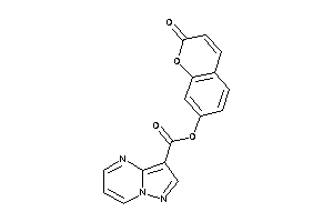 Pyrazolo[1,5-a]pyrimidine-3-carboxylic Acid (2-ketochromen-7-yl) Ester