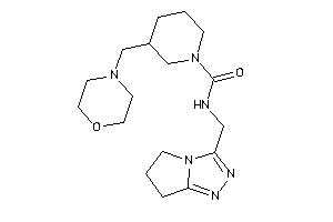 N-(6,7-dihydro-5H-pyrrolo[2,1-c][1,2,4]triazol-3-ylmethyl)-3-(morpholinomethyl)piperidine-1-carboxamide