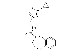 N-[(2-cyclopropylthiazol-4-yl)methyl]-1,3,4,5-tetrahydro-2-benzazepine-2-carboxamide