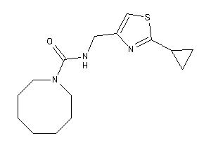 N-[(2-cyclopropylthiazol-4-yl)methyl]azocane-1-carboxamide