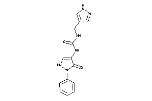 1-(5-keto-1-phenyl-3-pyrazolin-4-yl)-3-(1H-pyrazol-4-ylmethyl)urea