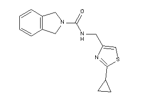 N-[(2-cyclopropylthiazol-4-yl)methyl]isoindoline-2-carboxamide