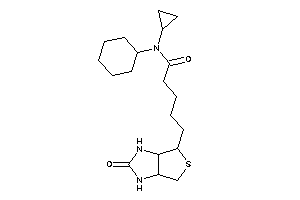 N-cyclohexyl-N-cyclopropyl-5-(2-keto-1,3,3a,4,6,6a-hexahydrothieno[3,4-d]imidazol-6-yl)valeramide