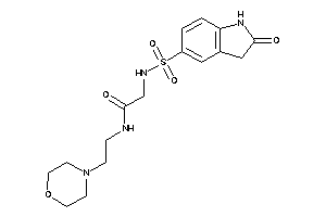 2-[(2-ketoindolin-5-yl)sulfonylamino]-N-(2-morpholinoethyl)acetamide