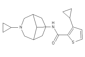 3-cyclopropyl-N-(7-cyclopropyl-7-azabicyclo[3.3.1]nonan-9-yl)thiophene-2-carboxamide